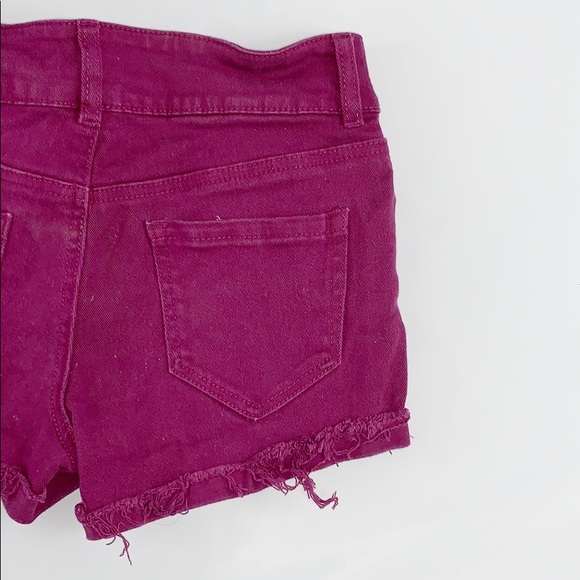 Refuge Fascia Denim Short Shorts Double Button - Picture 5 of 6
